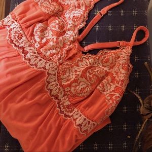 Soma Lace Trim Nightgown Soft Support